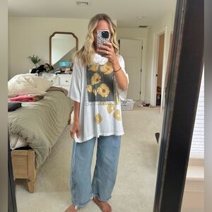 Daydreamer Yellow Floral Graphic Tee